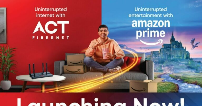 ACT Fibernet Partners with Amazon Prime for Exclusive Prime Lite Benefits