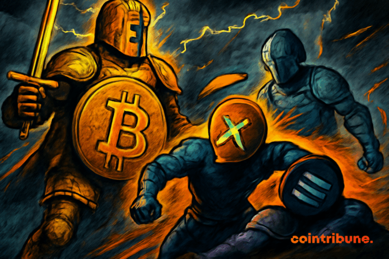 Bitcoin Surges as Ethereum Dips: XRP Surpasses Solana in Crypto Market