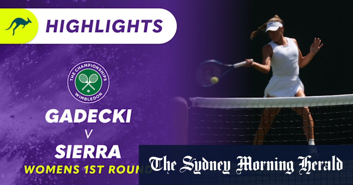 Solana Sierra vs. Olivia Gadecki: Epic Showdown in Tennis Highlights