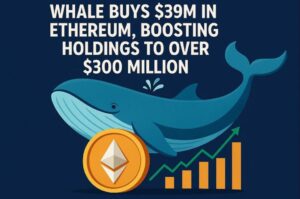 Whale Invests $39M in Ethereum, Total Holdings Surge Over $300M!