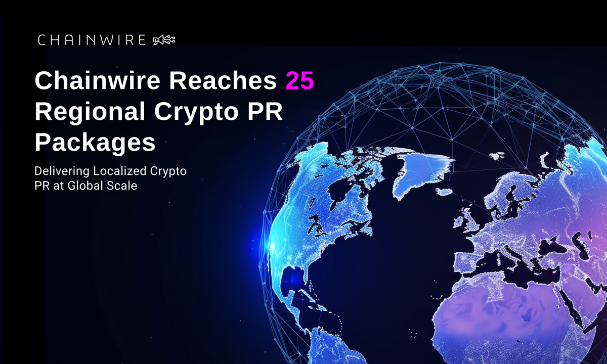 Chainwire Launches 25 Regional PR Packages for Localized Crypto Coverage