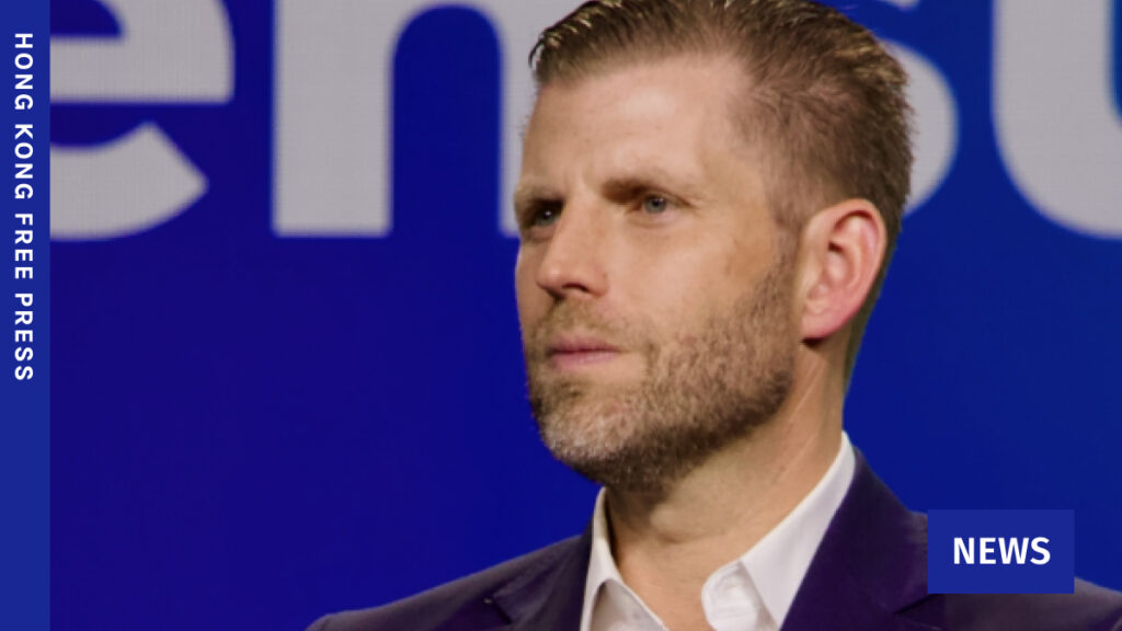 Eric Trump to Headline Hong Kong Crypto Conference Next Month