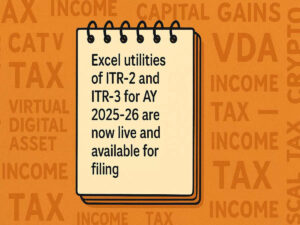 ITR-2 & ITR-3 Excel Utility Released: File Your Capital Gains & Crypto Taxes!