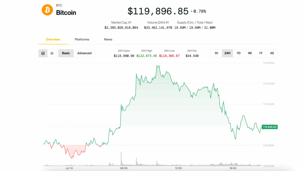 Market Pauses at $120K: Analysts Predict Higher Peaks Ahead